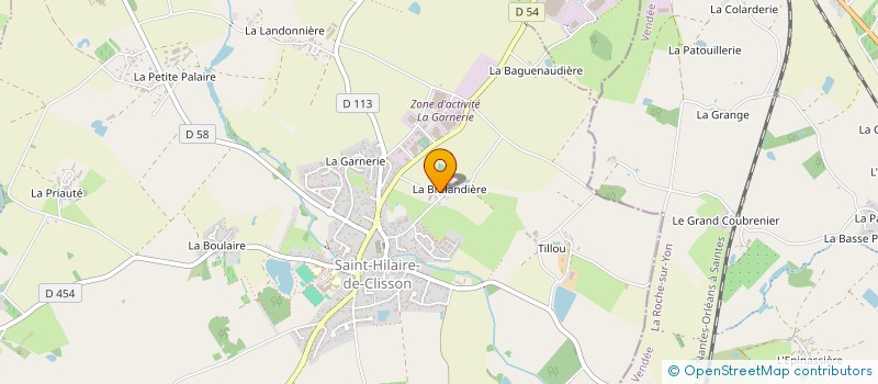 localisation de l'entreprise LUNOTOM  SAINT-HILAIRE-DE-CLISSON