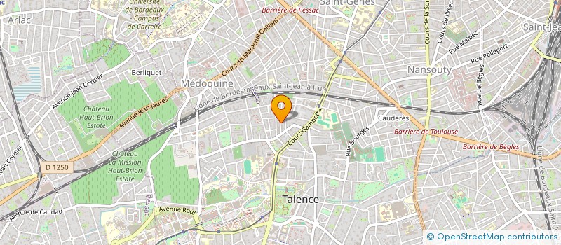 localisation de l'entreprise LUNOUK  TALENCE