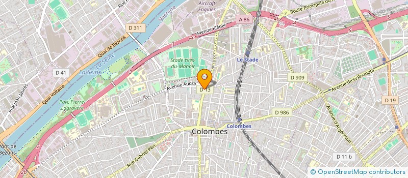 localisation de l'entreprise LUNOVA  COLOMBES