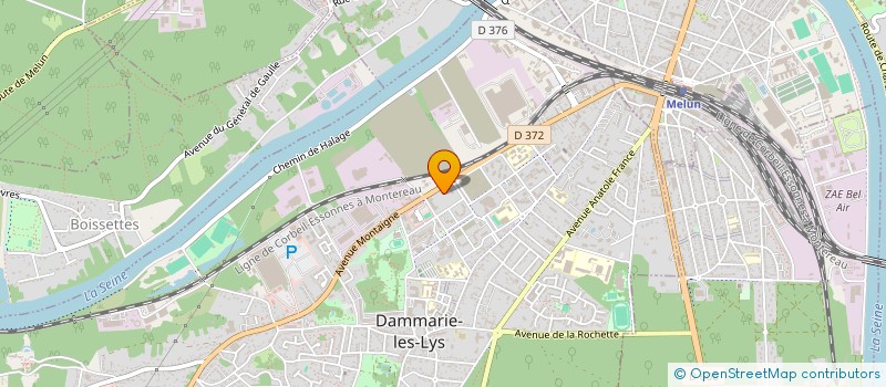 localisation de l'entreprise LUNSI à DAMMARIE-LES-LYS