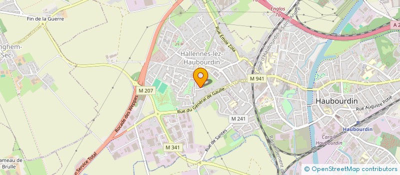 localisation de l'entreprise LUNY  HALLENNES-LEZ-HAUBOURDIN