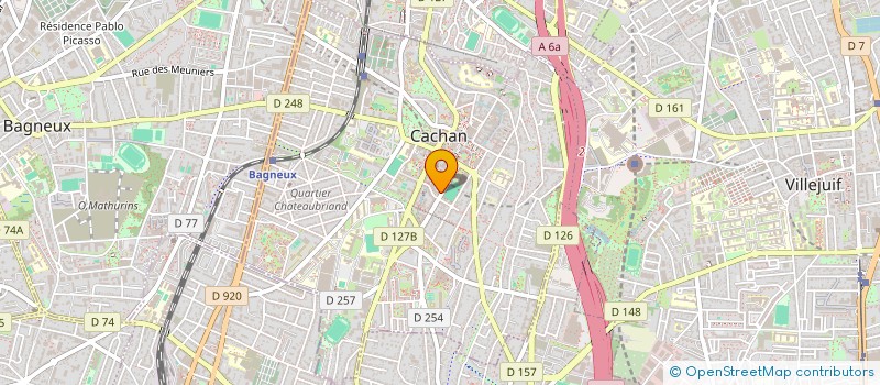 localisation de l'entreprise LUNYSO  CACHAN