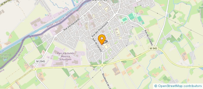 localisation de l'entreprise LUOLNA à COMINES