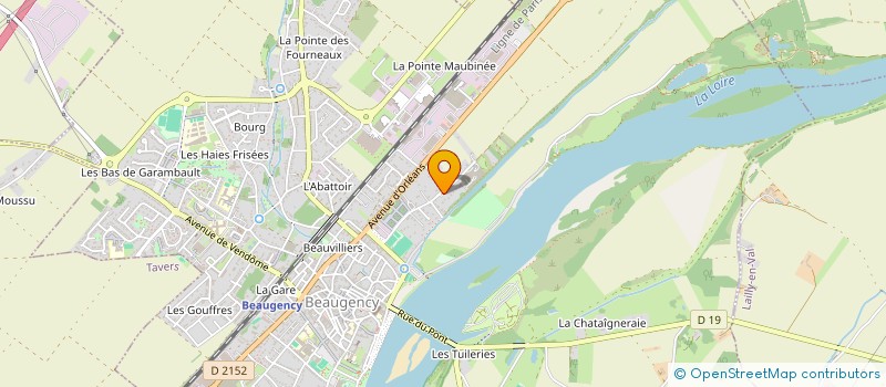 localisation de l'entreprise LUPA  BEAUGENCY