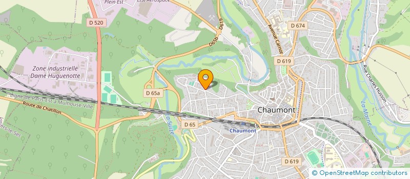localisation de l'entreprise LUPA à CHAUMONT