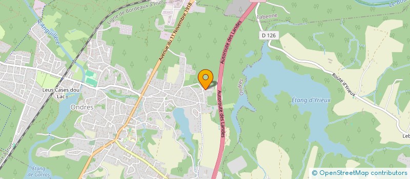 localisation de l'entreprise LUPA  ONDRES