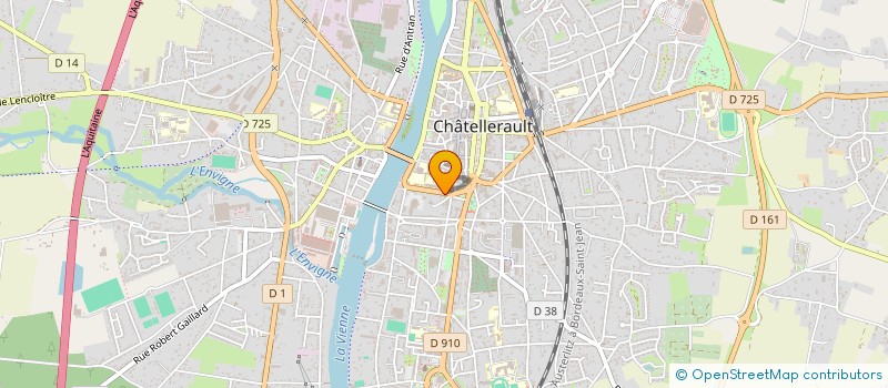 localisation de l'entreprise LUPA ESTHETIQUE à CHATELLERAULT