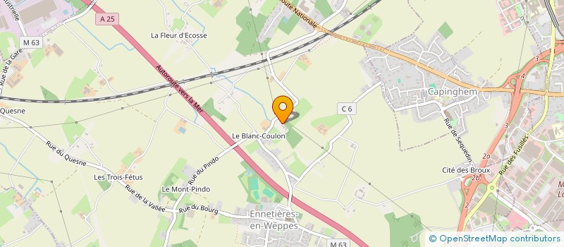 localisation de l'entreprise LUPAGE  ENNETIERES-EN-WEPPES