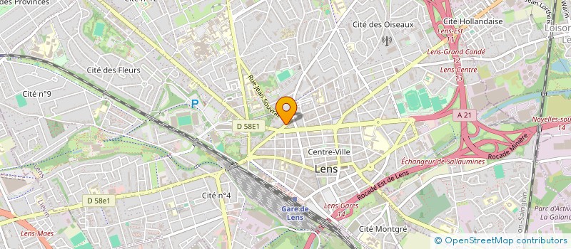 localisation de l'entreprise LUPAHETHOPI DE L'ORNE  LENS