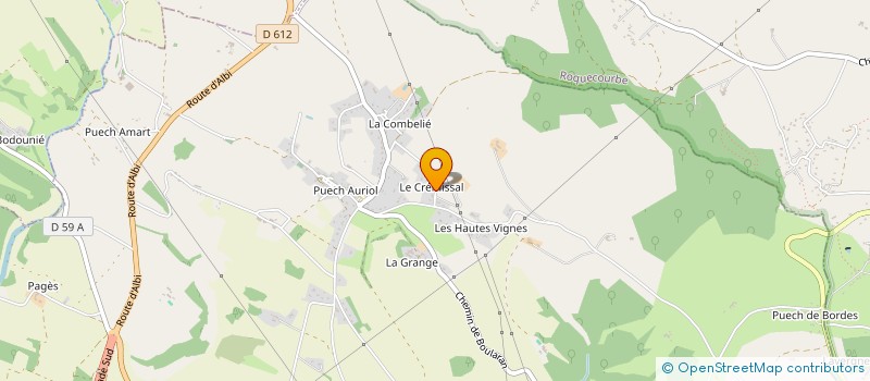 localisation de l'entreprise LUPAM  CASTRES