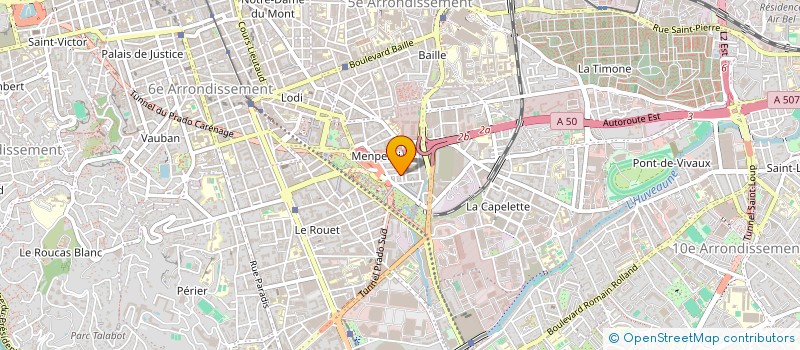 localisation de l'entreprise LUPARINI TRANSPORT DEMENAGEMENT à MARSEILLE