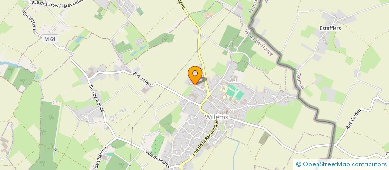 localisation de l'entreprise LUPAT à CAMPHIN-EN-PEVELE