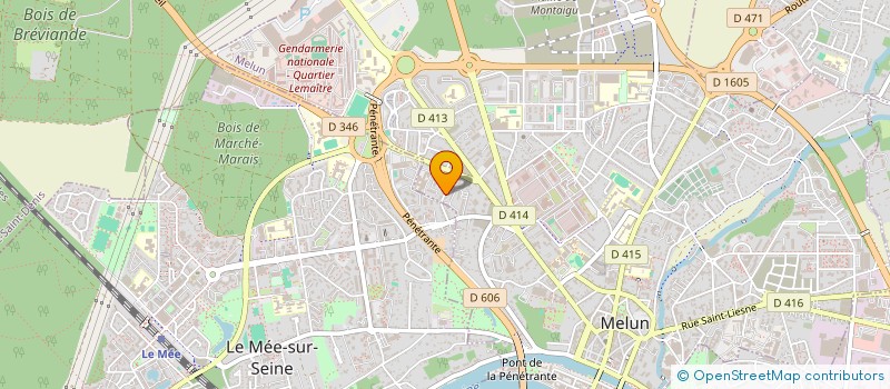 localisation de l'entreprise LUPAU à MELUN