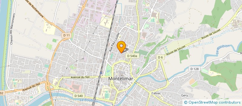 localisation de l'entreprise LUPAUTHE  MONTELIMAR