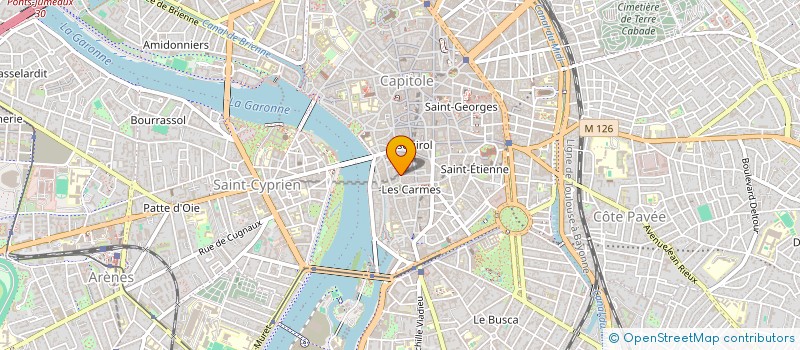 localisation de l'entreprise LUPERCA  TOULOUSE