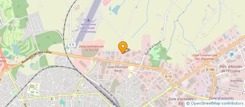 localisation de l'entreprise LUPETTO 2 à CHOLET