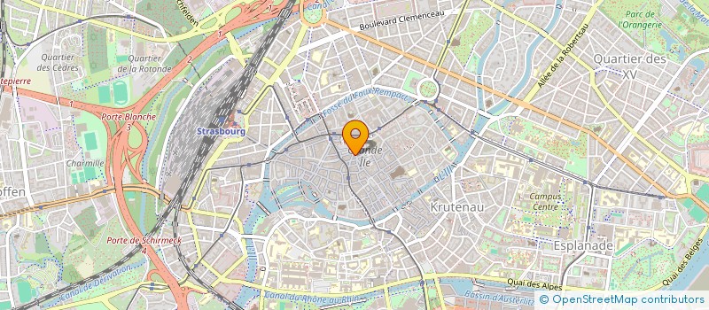 localisation de l'entreprise LUPHEA à STRASBOURG