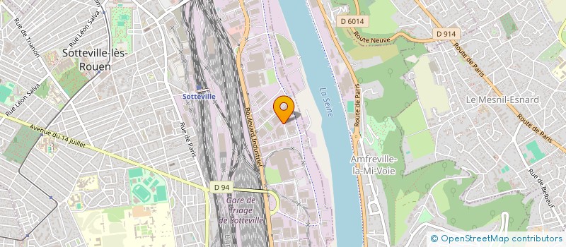 localisation de l'entreprise LUPHI à SOTTEVILLE-LES-ROUEN