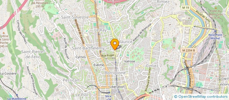 localisation de l'entreprise LUPI à NICE