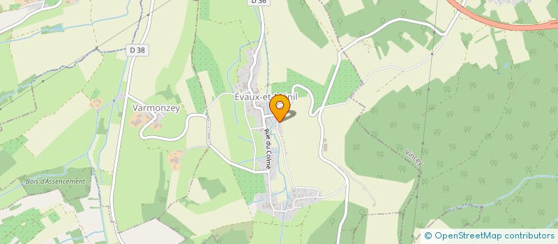 localisation de l'entreprise LUPI FORMATION  EVAUX-ET-MENIL