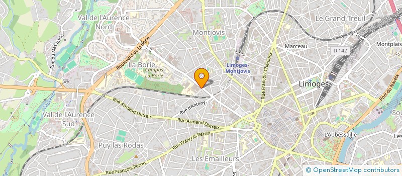 localisation de l'entreprise LUPICHEMA à LIMOGES