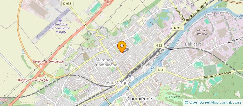 localisation de l'entreprise LUPIER INVEST  MARGNY-LES-COMPIEGNE