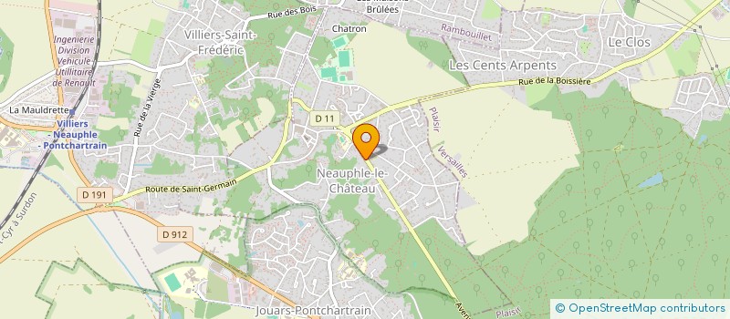 localisation de l'entreprise LUPIN  NEAUPHLE-LE-CHATEAU