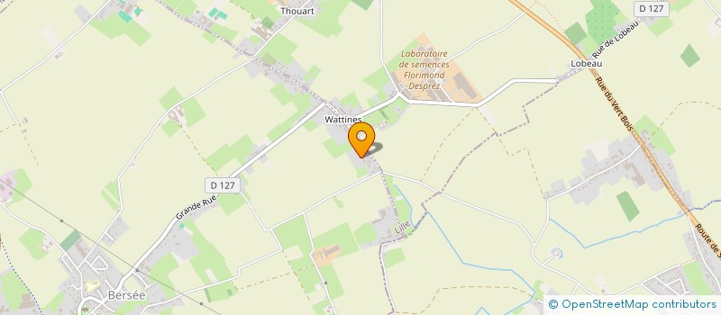 localisation de l'entreprise LUPINI  BERSEE