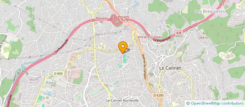 localisation de l'entreprise LUPO  LE CANNET