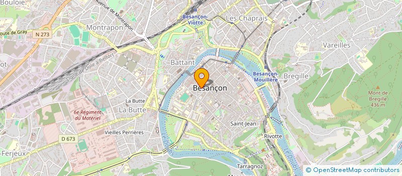 localisation de l'entreprise LUPO à BESANCON