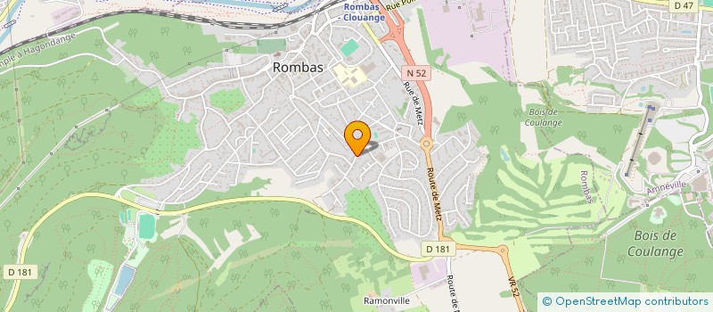 localisation de l'entreprise LUPO  ROMBAS