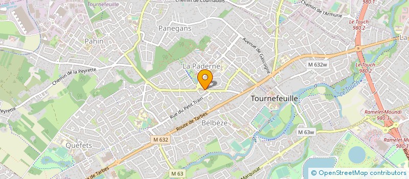 localisation de l'entreprise LUPO YVES à TOURNEFEUILLE