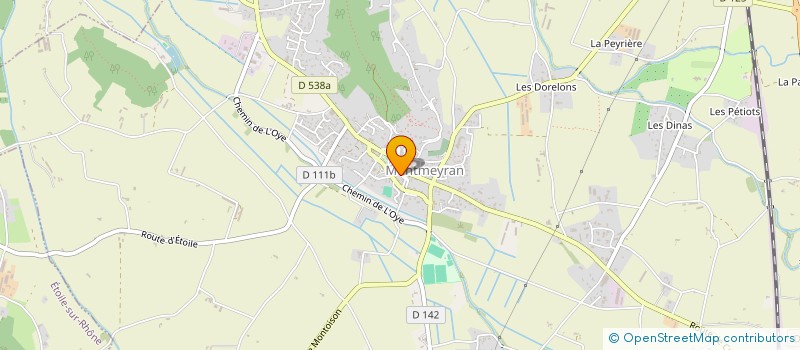 localisation de l'entreprise LUPULINES  MONTMEYRAN