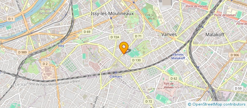 localisation de l'entreprise LUQIE à ISSY-LES-MOULINEAUX