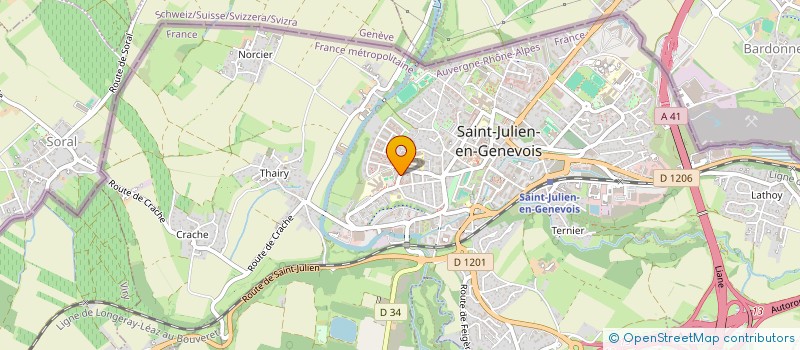 localisation de l'entreprise LUQMAN  SAINT-JULIEN-EN-GENEVOIS