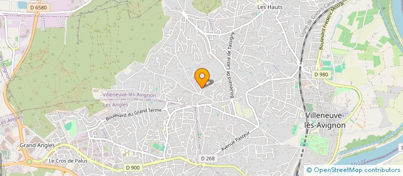 localisation de l'entreprise LUQUENLOU  VILLENEUVE-LES-AVIGNON