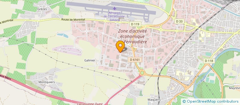 localisation de l'entreprise LUQUET  CARCASSONNE