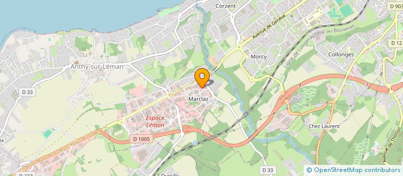 localisation de l'entreprise LUQUI à THONON-LES-BAINS