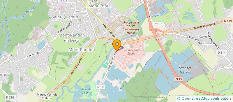 localisation de l'entreprise LUR à LURE
