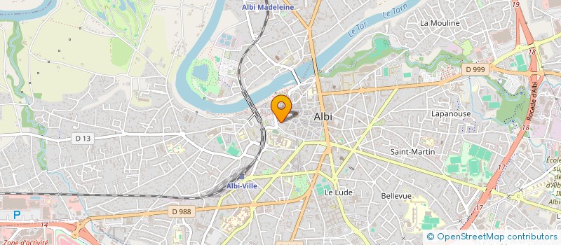 localisation de l'entreprise LURATI  ALBI