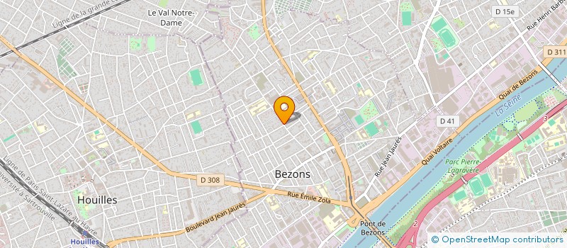 localisation de l'entreprise LURATI à BEZONS