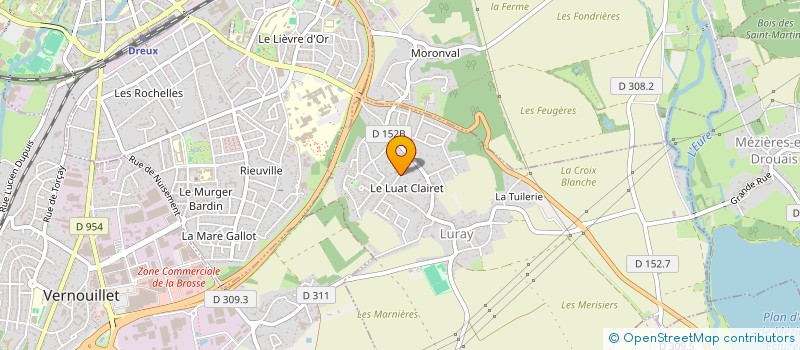 localisation de l'entreprise LURAY CONSTRUCTION à LURAY