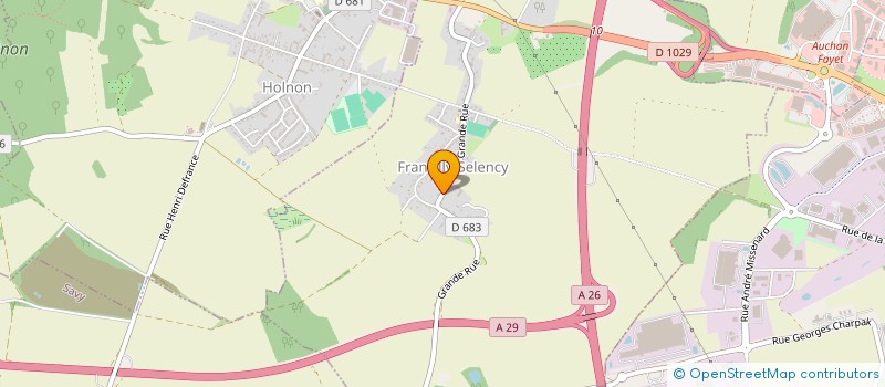 localisation de l'entreprise LURCY LEVIS 27 & 30.10.2010  FRANCILLY-SELENCY