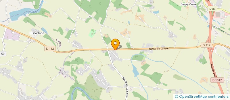 localisation de l'entreprise LURE  CASTRES