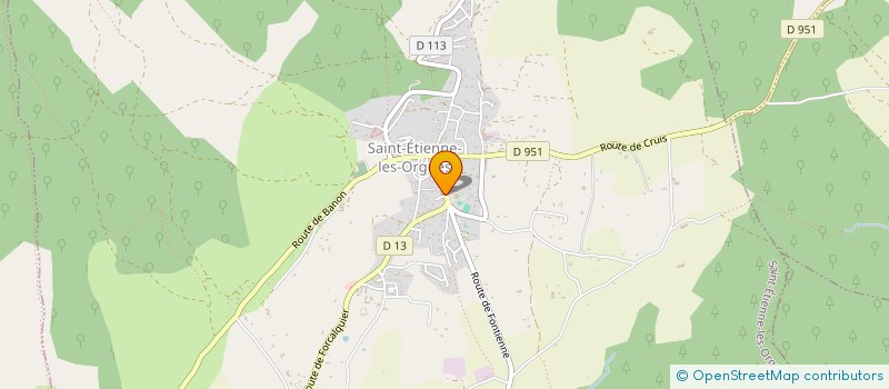 localisation de l'entreprise LURE EN SOINS à SAINT-ETIENNE-LES-ORGUES