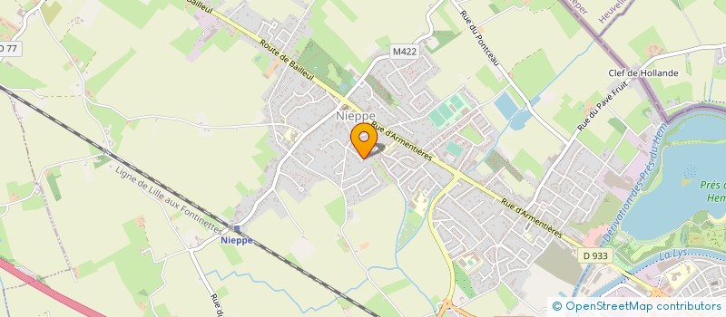 localisation de l'entreprise LUREM  NIEPPE