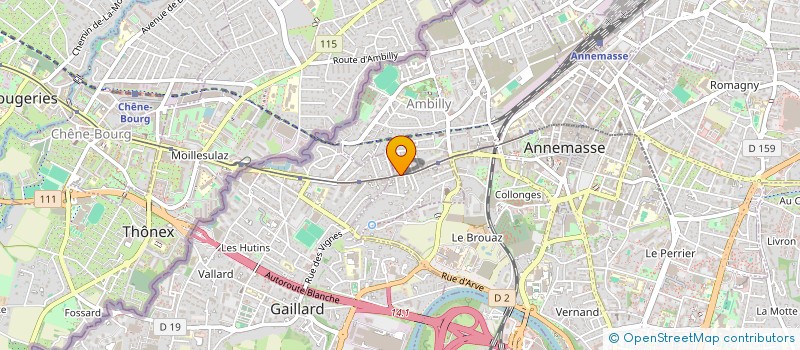 localisation de l'entreprise LURIC à AMBILLY