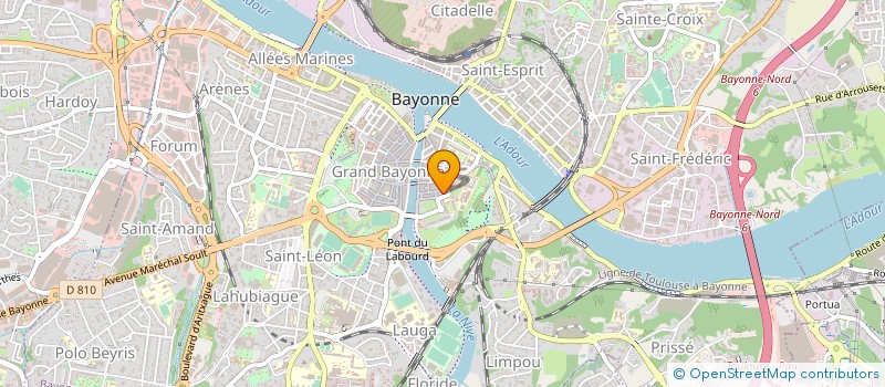 localisation de l'entreprise LURITSAS à BAYONNE