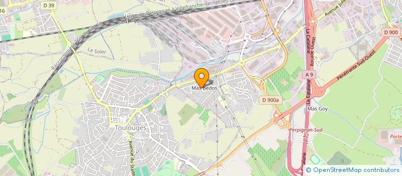 localisation de l'entreprise LURO à PERPIGNAN