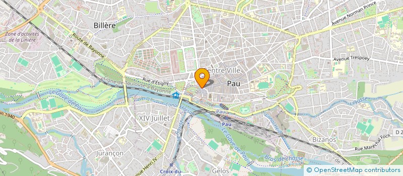 localisation de l'entreprise LURO à PAU